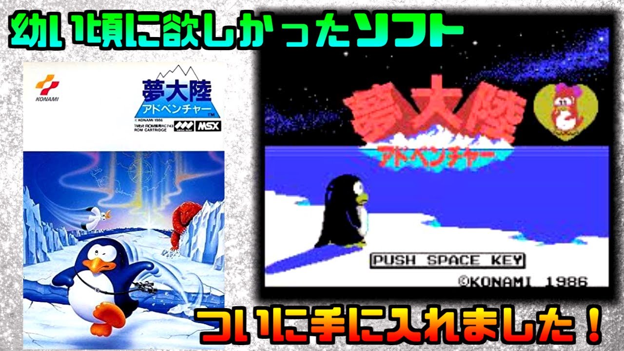 夢大陸アドベンチャー】幼い頃に夢見た欲しくてたまらなかったソフトを