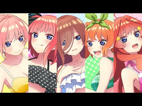五等分の花嫁∬ ～夏の思い出も五等分～』（Switch/PS4）OPムービー