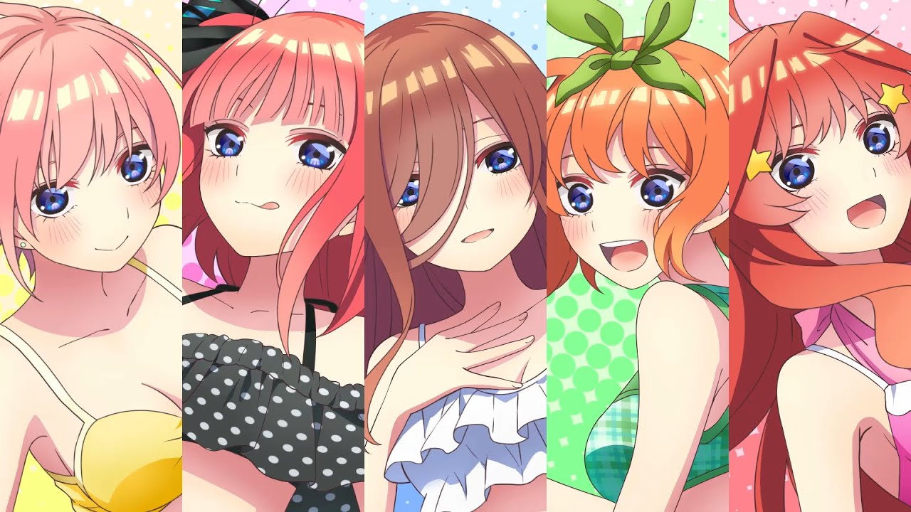 五等分の花嫁∬ ～夏の思い出も五等分～』（Switch/PS4）OPムービー