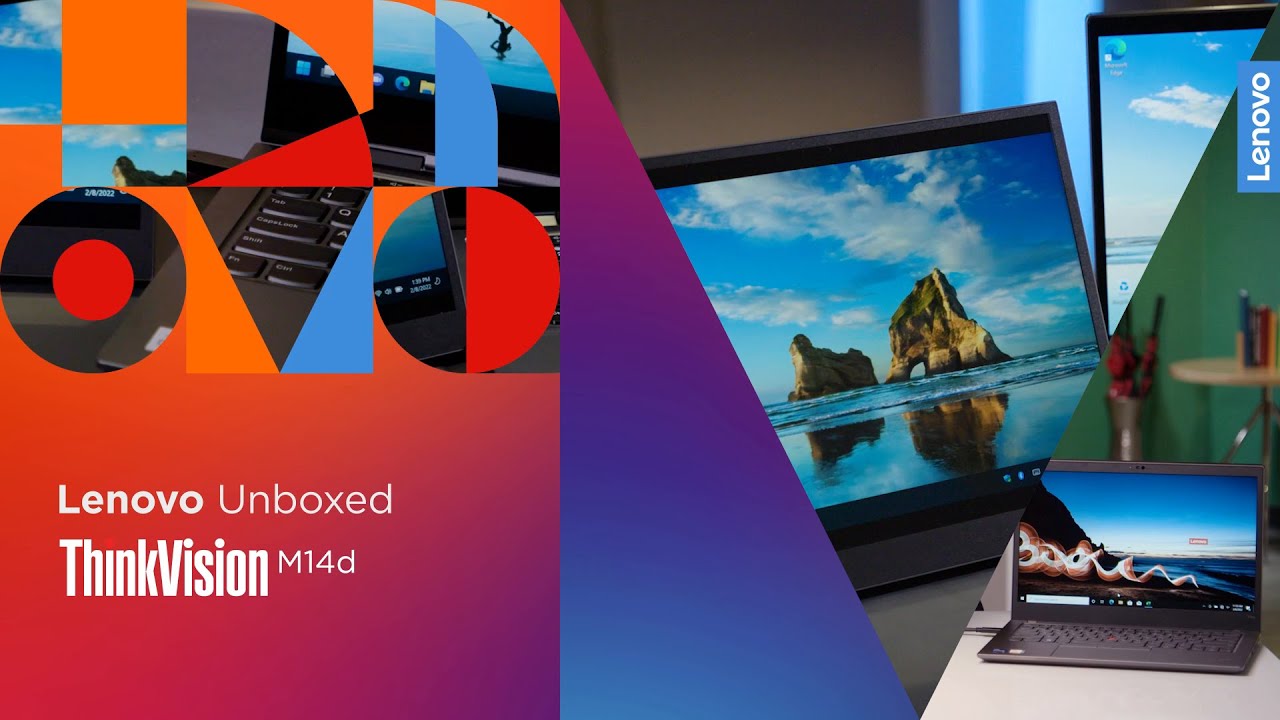 Lenovo Unboxed: ThinkVision M14d with Jimmy Smith - YouTube