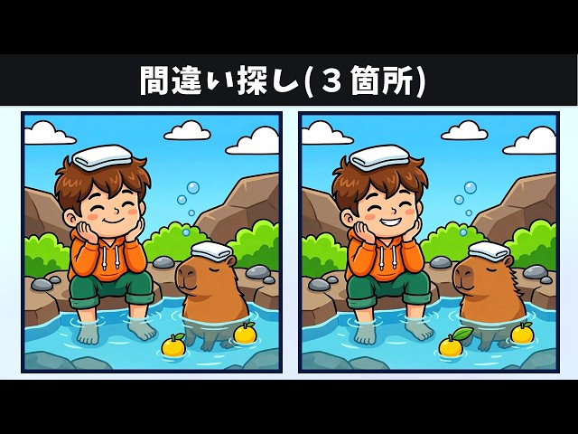 Spot the 3 Differences | Illustration Version #2157 - YouTube