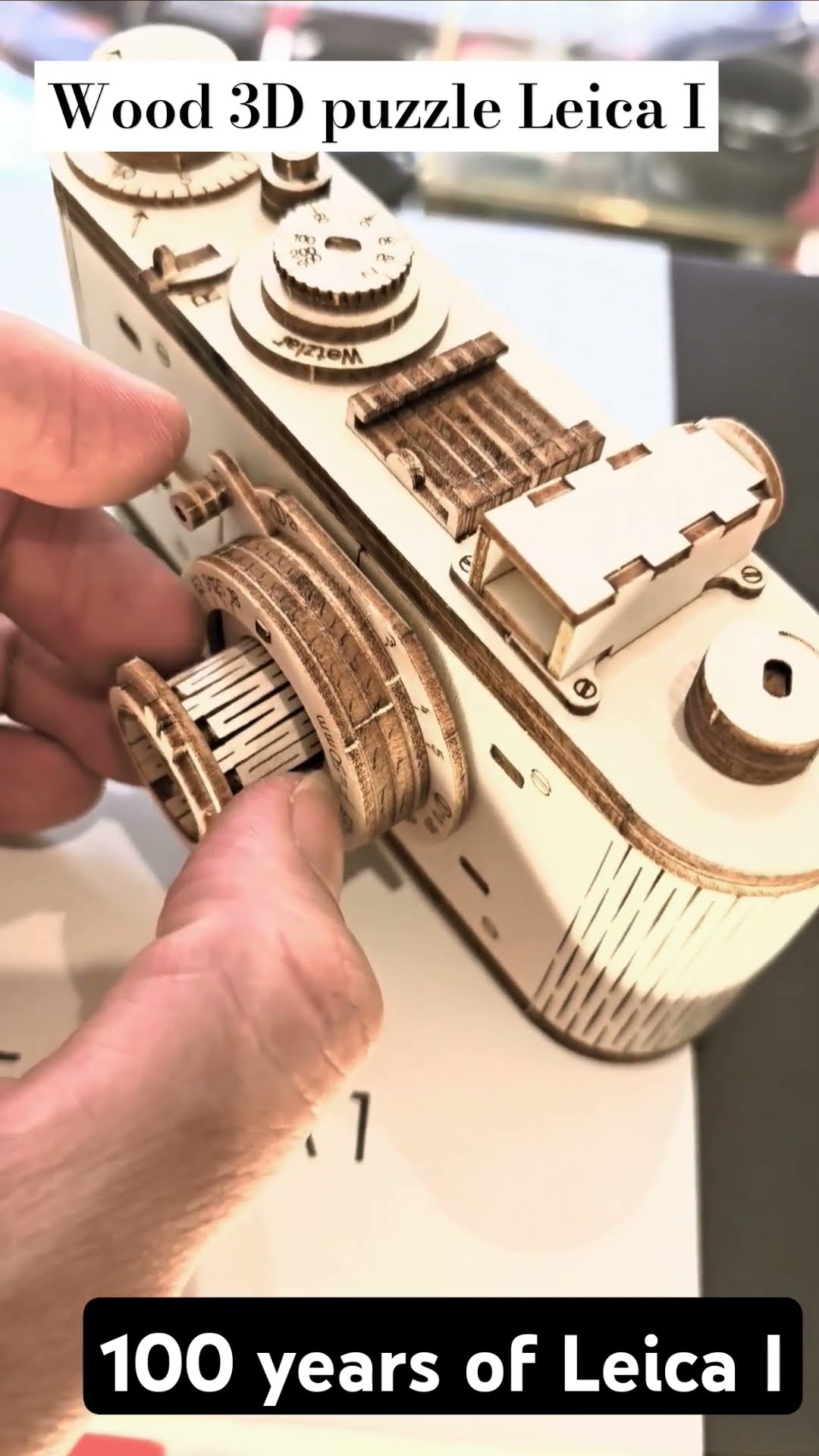 3D puzzle Leica I #leica #leicaI - YouTube