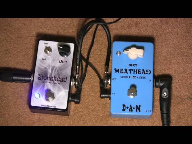 DAM Meathead Vs Clone by Rebel Effects UK Fuzz Pedal Shootout