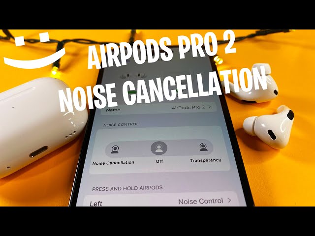 AirPods Pro 2 How To Turn On Noise Cancelling - YouTube