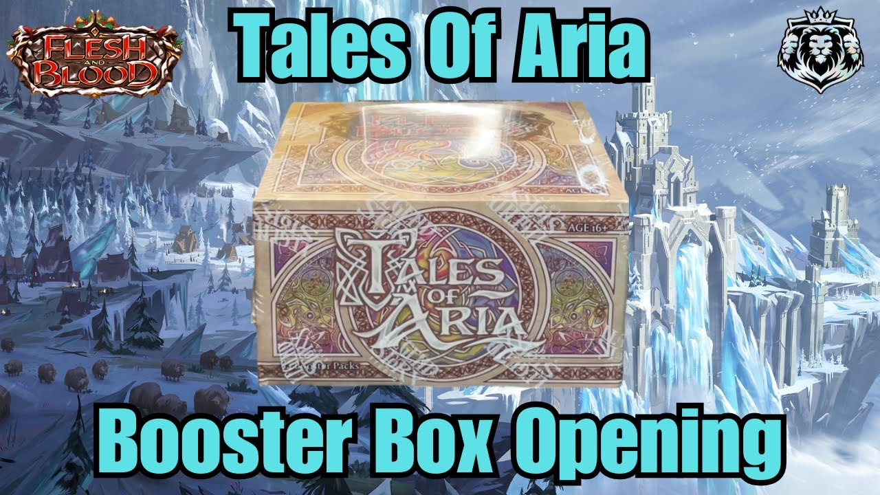 Opening a Tales of Aria 1st Edition Booster Box! (LEGENDARY PULL