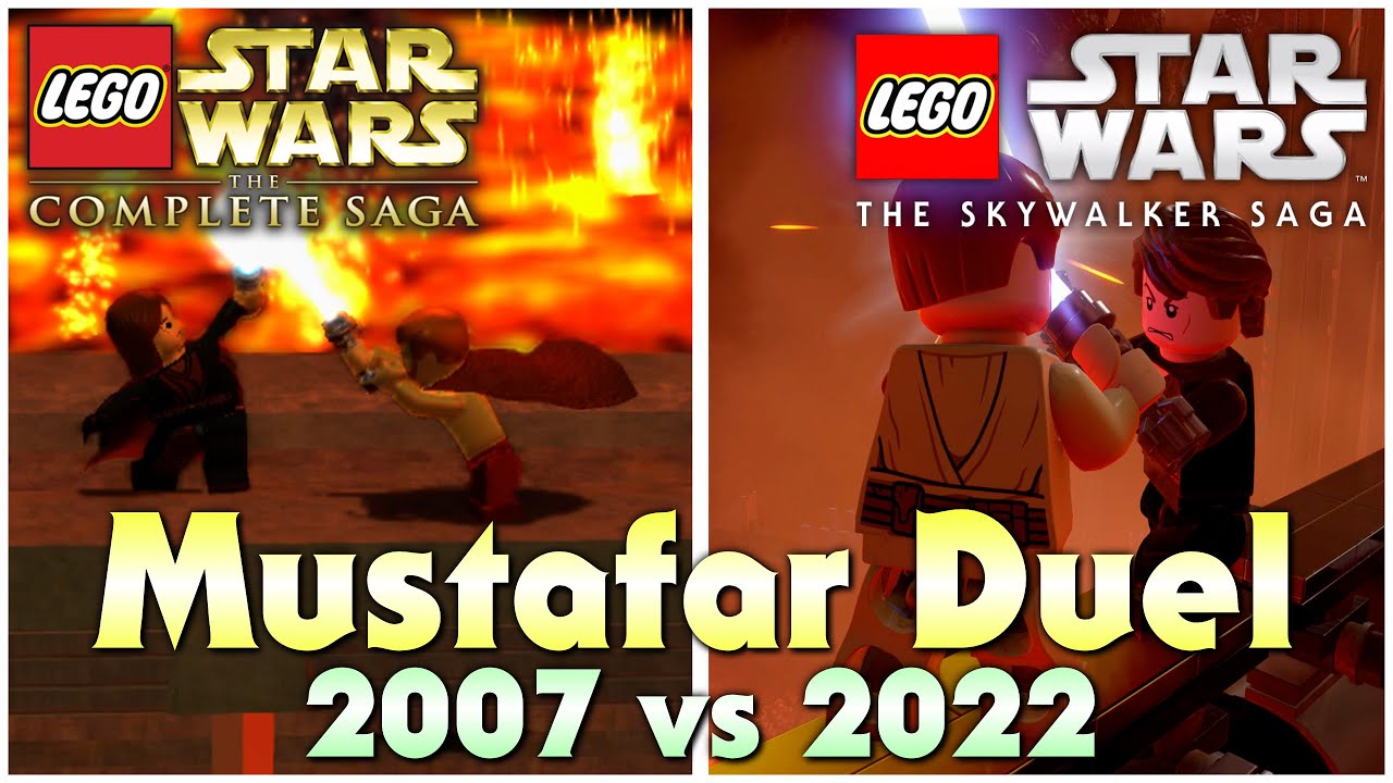 MUSTAFAR DUEL (2007 vs 2022) | LEGO Star Wars: The Skywalker Saga
