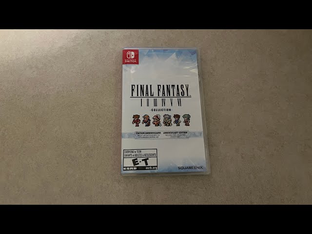 Unboxing FINAL FANTASY I-VI COLLECTION ANNIVERSARY EDITION