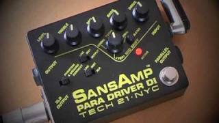 Tech 21 SansAmp PARA DRIVER DI: Acoustic guitar - YouTube