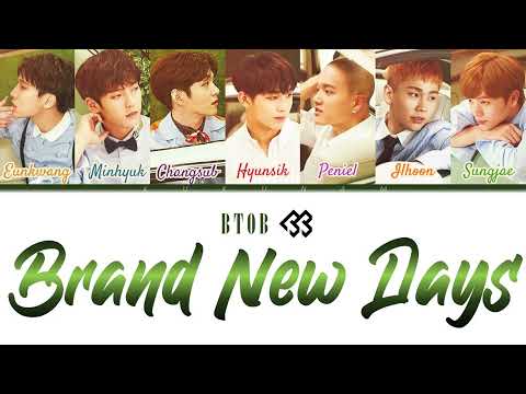BTOB (비투비) - Brand new days [～どんな未来を] | color-coded