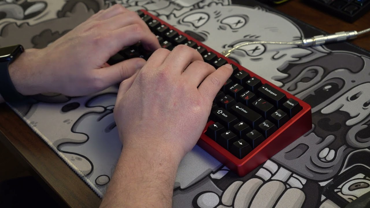 Singa Kohaku R2 Sound Test - Cherry MX Black Switches - YouTube