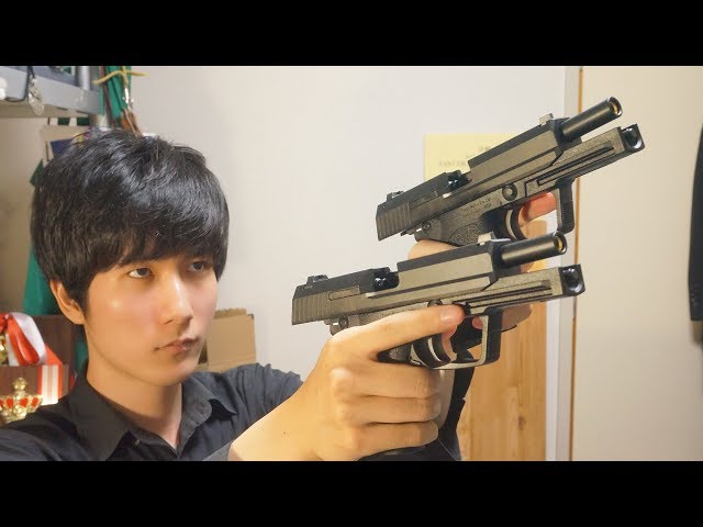 ガスガン】マルイのUSP2丁目をゲット！2丁拳銃で遊ぶ！ - YouTube