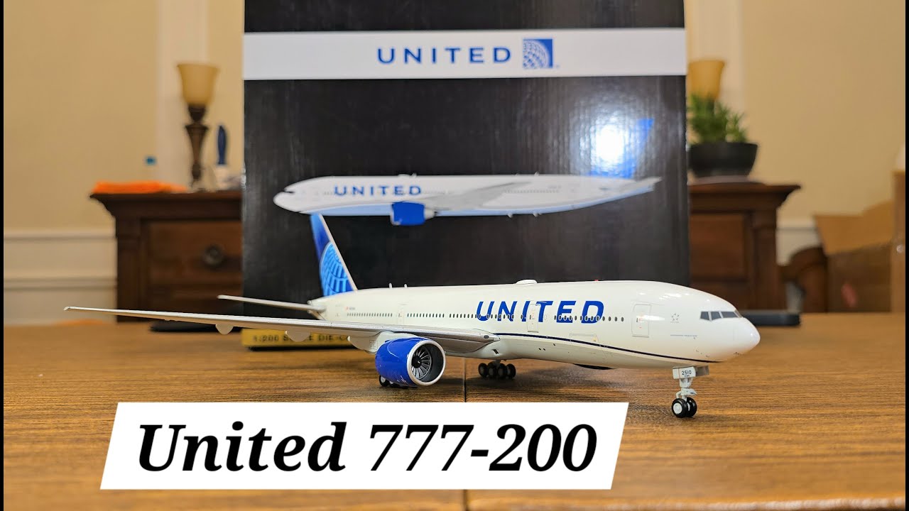 Gemini Jets 1/200 United 777-200 Unboxing and Comparison - YouTube