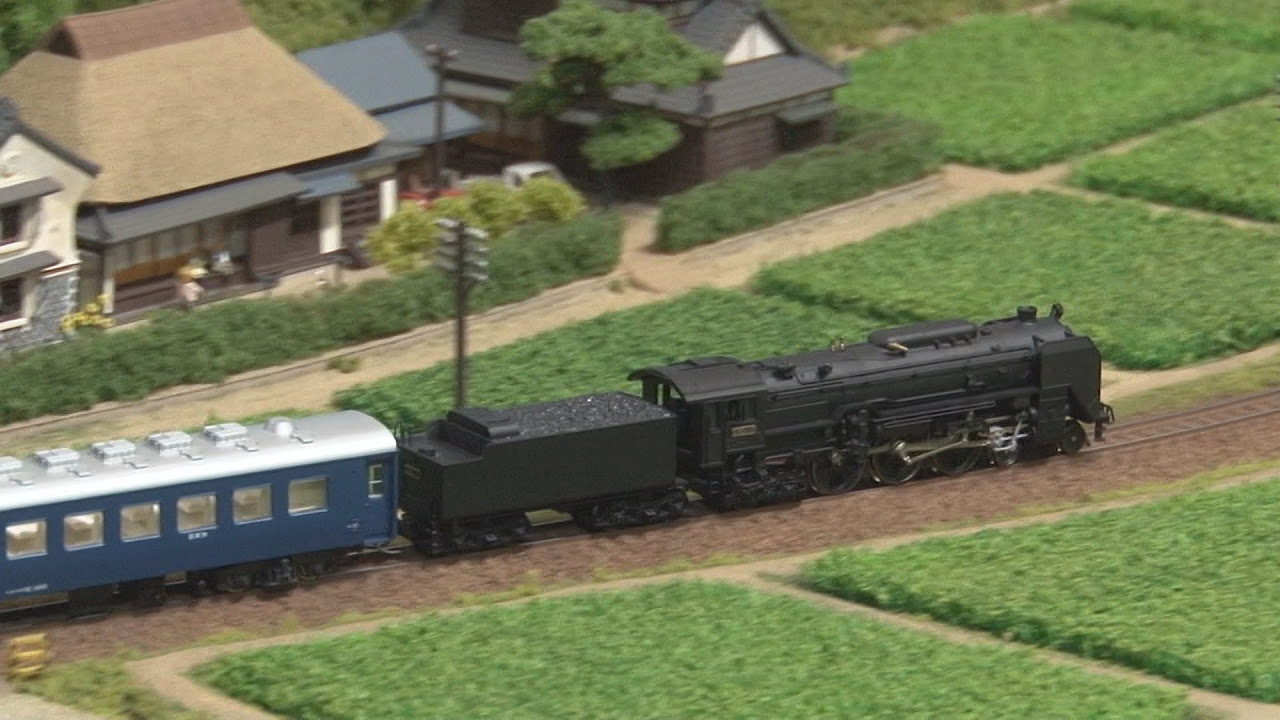Nゲージ・鉄道模型 KATO 10系寝台急行「安芸」 - YouTube