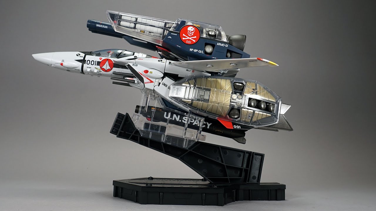 Bandai DX VF 1S Hikaru Clear Mechanic Review - YouTube