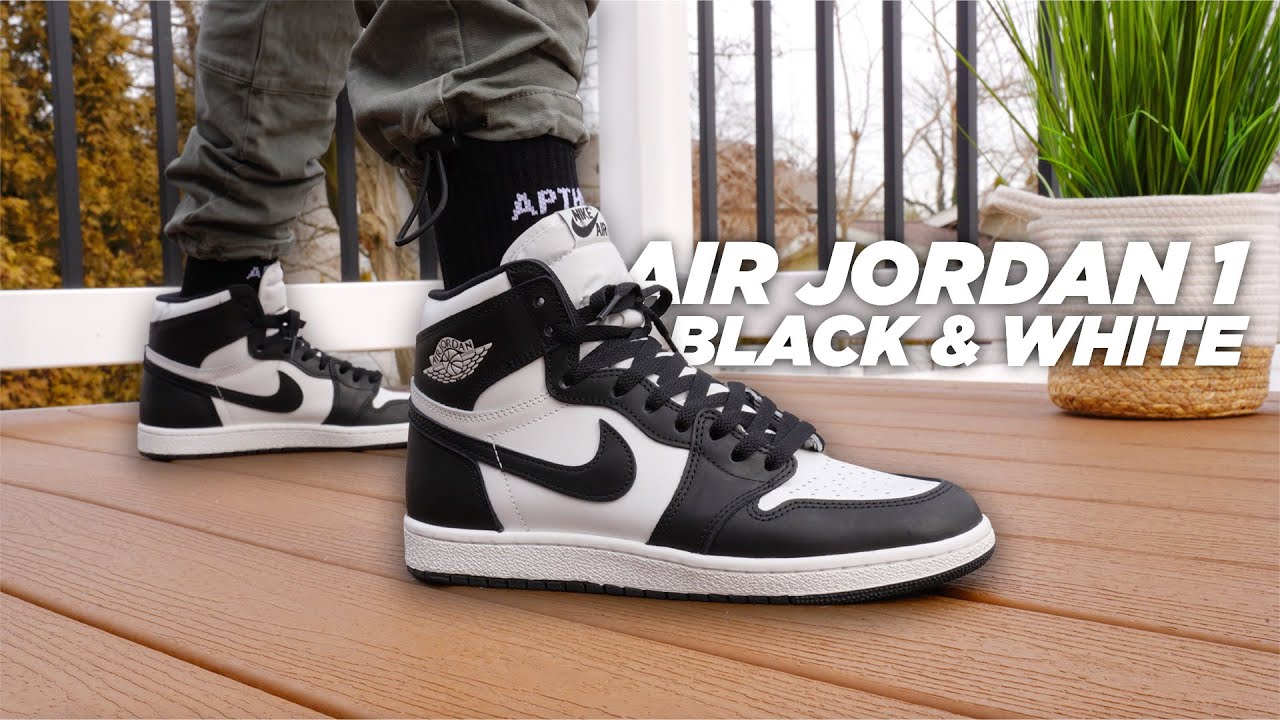 BEST Jordan 1 of 2023?! AIR JORDAN 1 Hi 85 BLACK & WHITE Review