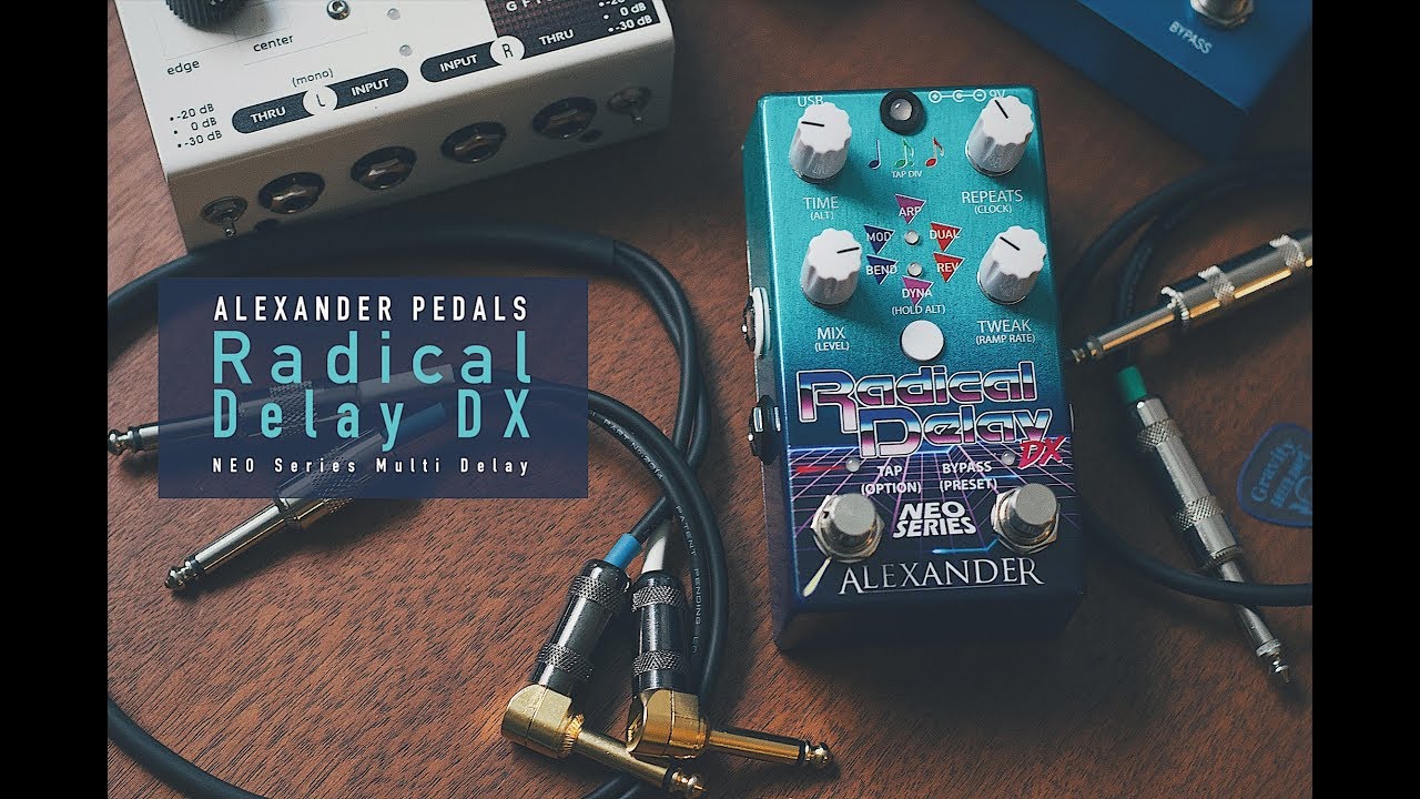 Ambient Sketch 026 - Alexander Pedals Radical Delay DX - YouTube