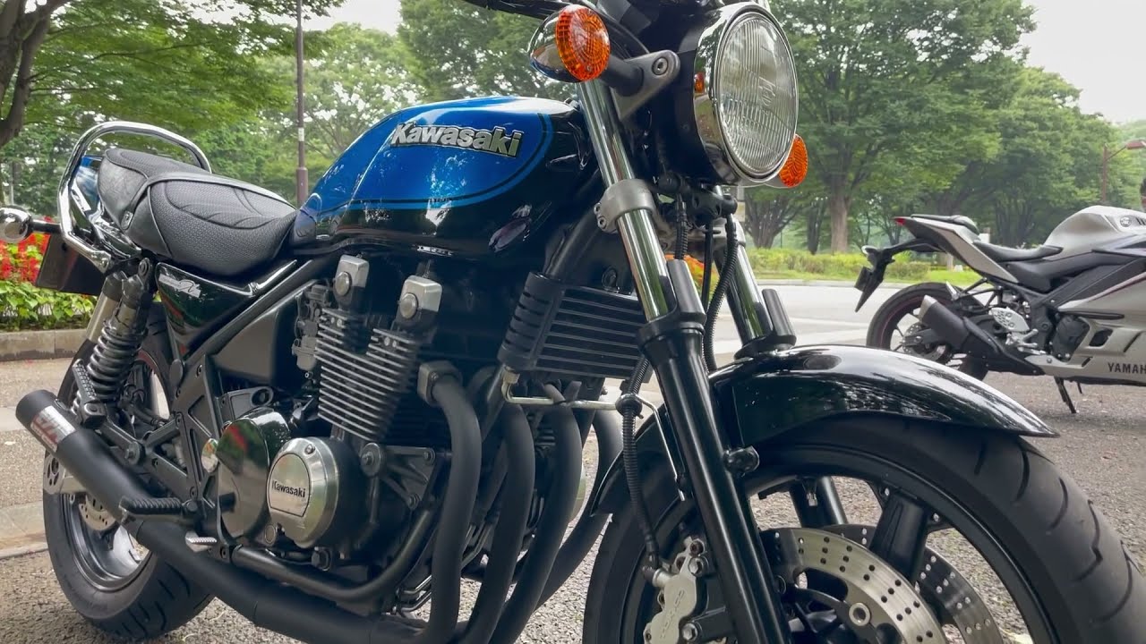 ゼファーχ モリワキショート管 音 ＃KAWASAKI #ZEPHYR400χ - YouTube