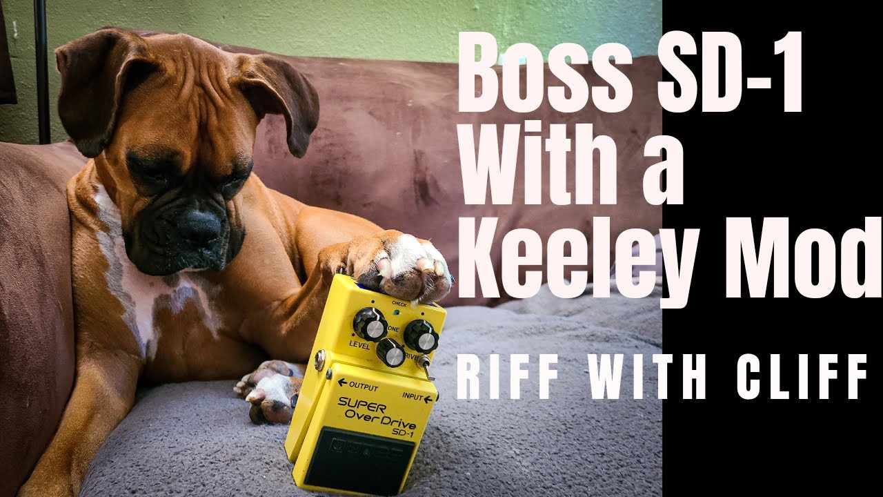 Checking out the Boss SD-1 with a Keeley Mod - YouTube