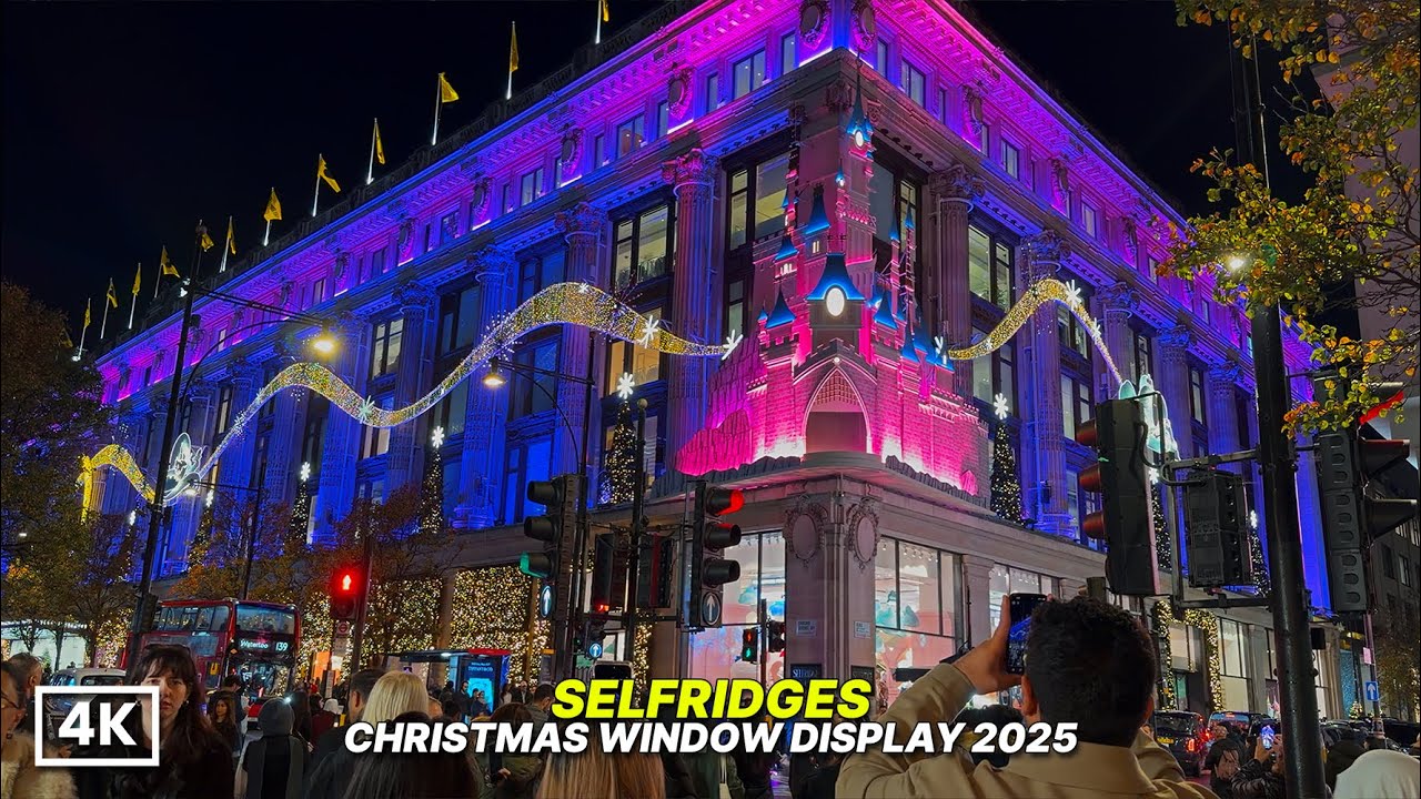 LONDON CHRISTMAS 2025 🎄 Most Magical Window Display in London