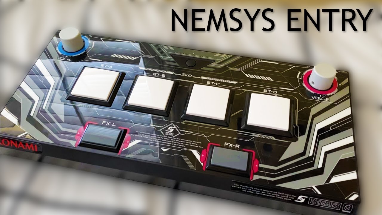 Nemsys Entry Model - Sound Voltex Controller Review [SDVX] - YouTube