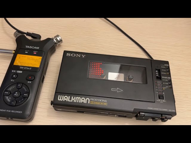 SONY WALKMAN Professional WM-D6C 【自己録再】 - YouTube