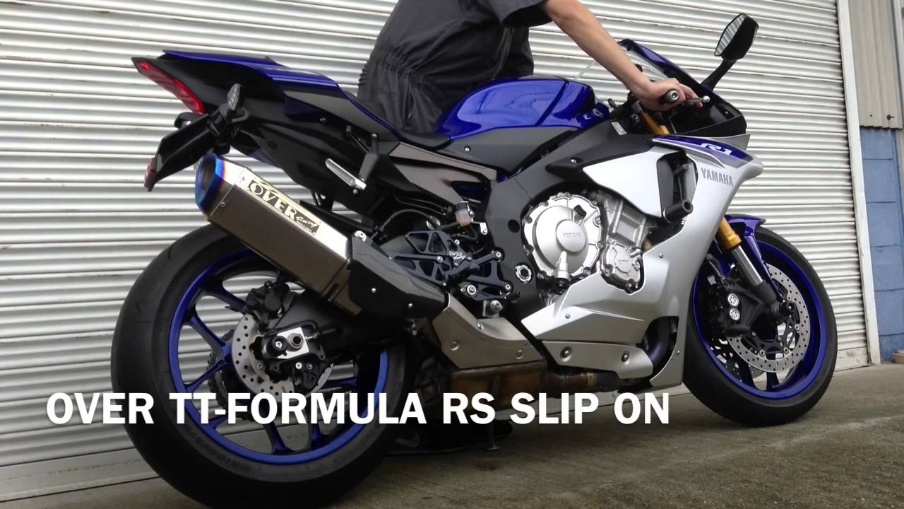 15'YZF-R1 OVERRACING TT-FORMULA RS SLIP ON マフラーサウンド - YouTube