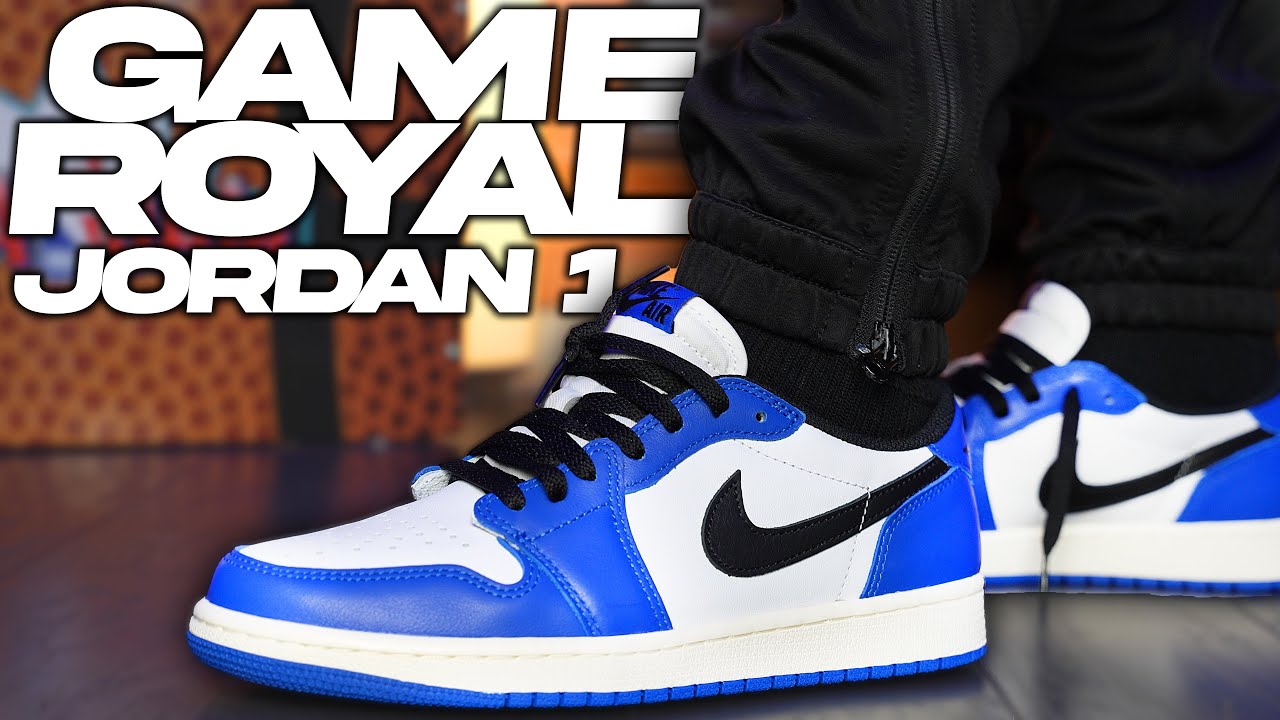Air Jordan 1 Low OG Game Royal Review and On Foot - YouTube