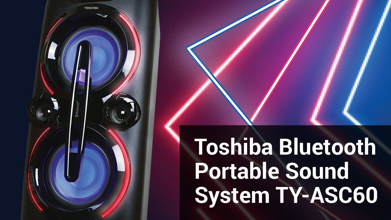 Toshiba Portable Sound System TY ASC60 - YouTube