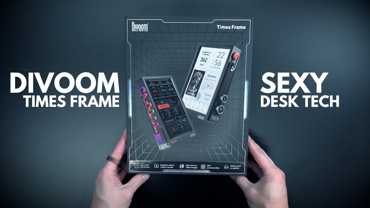 The Coolest Desk Accessory For 2026 - Divoom Times Frame Review