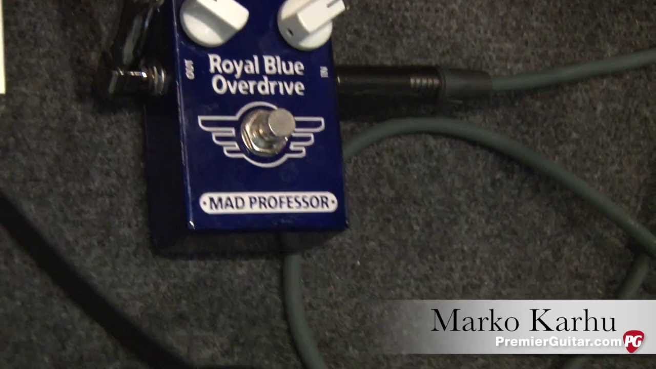 Musikmesse '13 - Mad Professor Royal Blue Overdrive Demo - YouTube