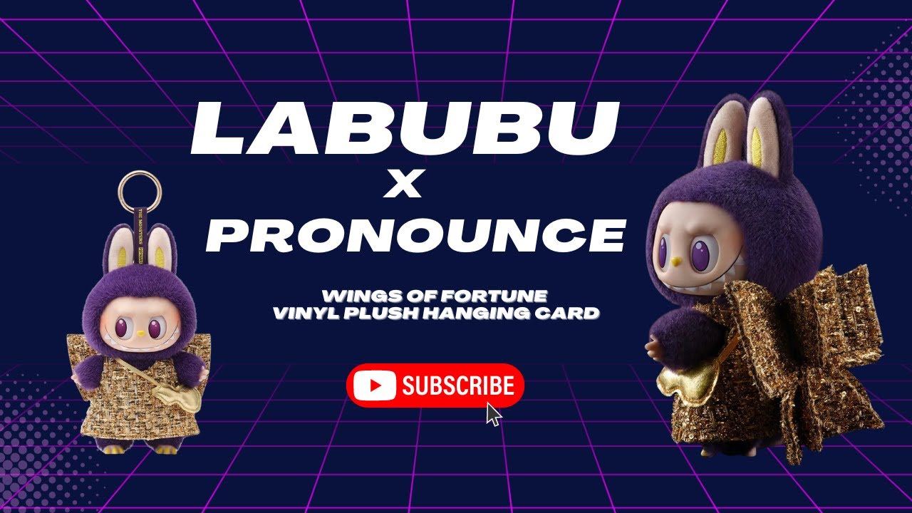 WE GOT IT! The limited #POPMART #LABUBU × PRONOUNCE WINGS OF