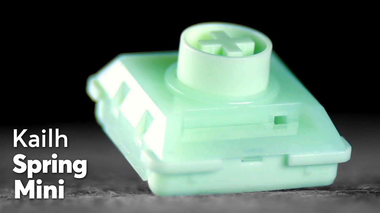 Kailh Spring MINI ロープロファイル リニア キースイッチ（ChocV2/40g