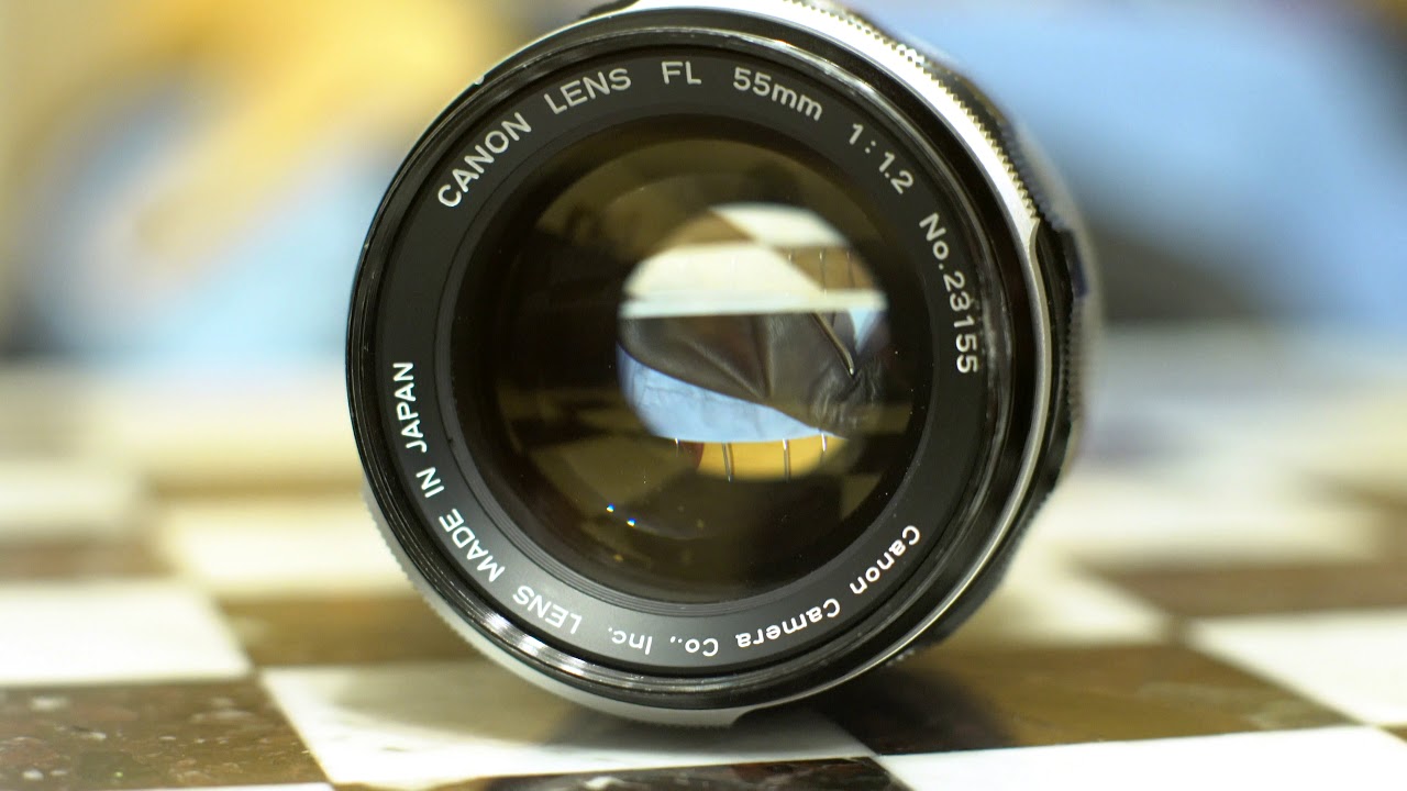 Canon 55mm FL f/1.2 Lens Review for Sony E Mount - YouTube
