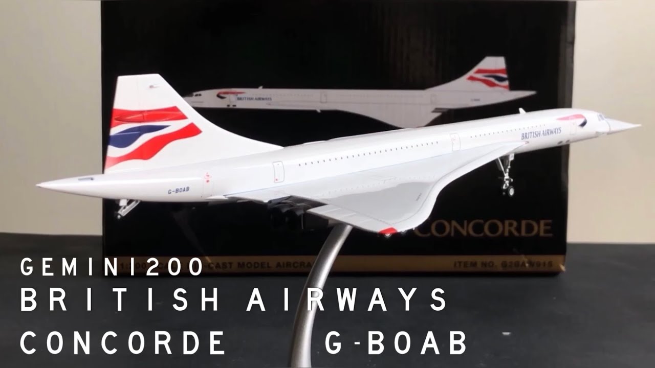 航空機・ヘリコプター Gemini Concorde British Airways 1:200 航空機