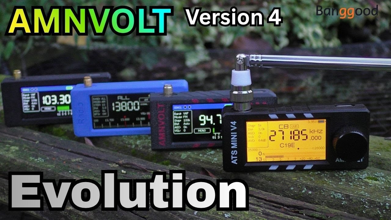 AMNVOLT V4 ATS Mini SI4732ラジオ全帯域DSPラジオFM AM SSB LSB USB