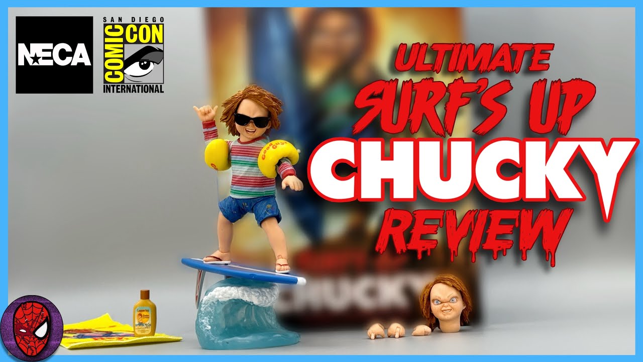 NECA Surf's Up Ultimate Chucky Review | SDCC 2025 Esclusive - YouTube