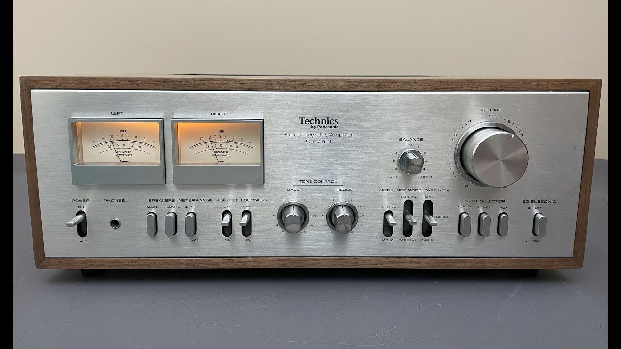 Oleg's Vintage Audio: Technics SU-7700 Stereo Integrated Amplifier