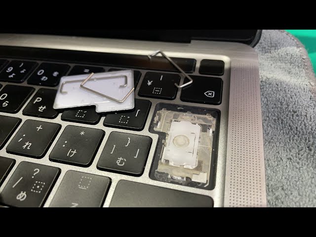 MacBook Pro 2020 13inch Enterキーボード交換修理【¥35,000】 - YouTube