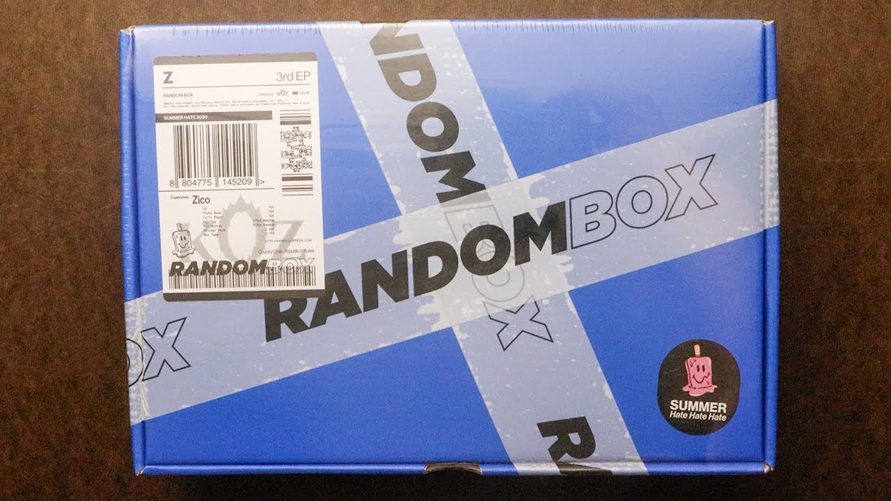 Unboxing | Zico Mini Album Vol. 3 - Random Box - YouTube