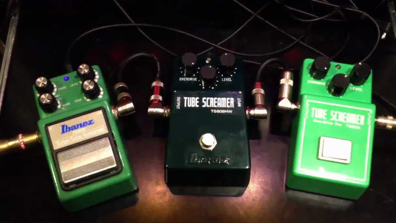 Ibanez TS9DX vs Ibanez Ts-808HW Tube Screamer - YouTube