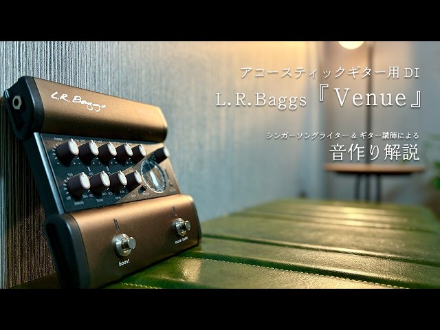機材紹介】アコギ用DI『Venue』L.R.Baggsを弾き比べ！EQ(イコライザー