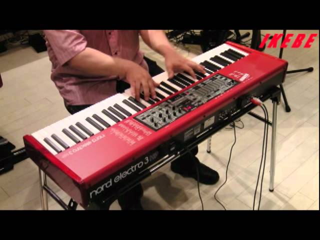 池部楽器店】 鍵盤堂 / CLAVIA Nord Electro 3 HP [Mic Rec] - YouTube