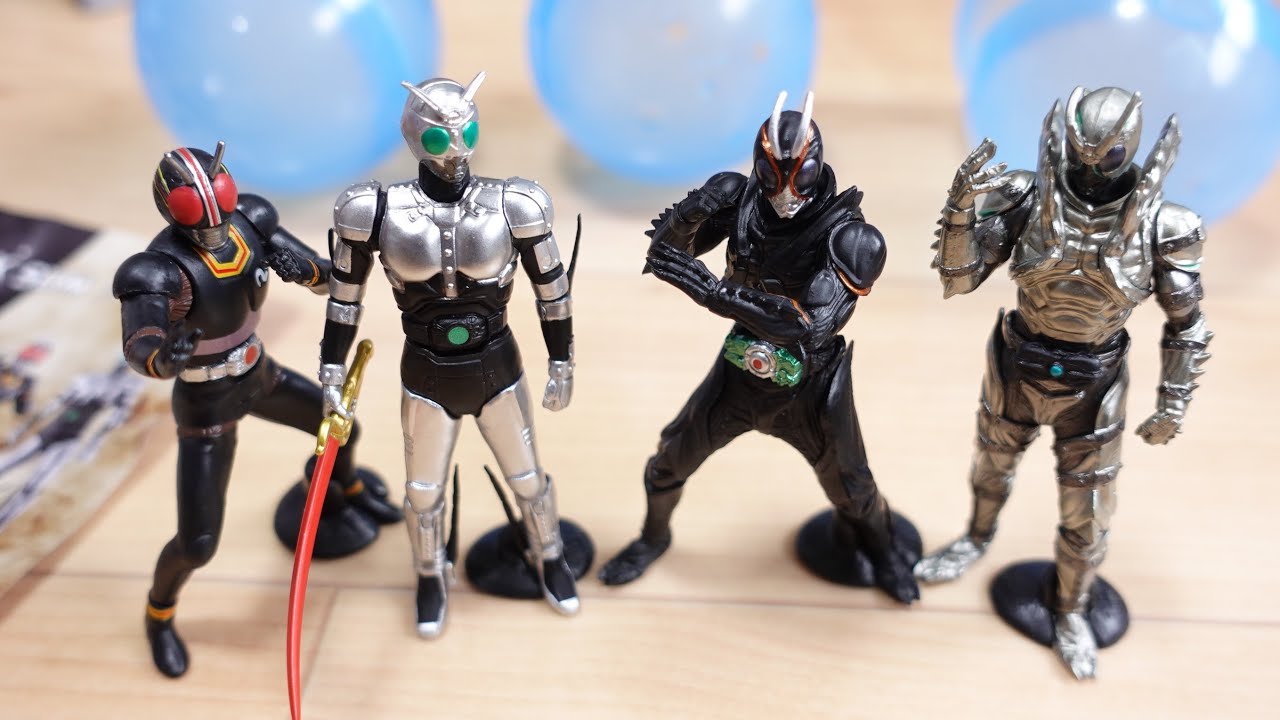 500 yen per play! Preview all completed figures! HG Kamen Rider