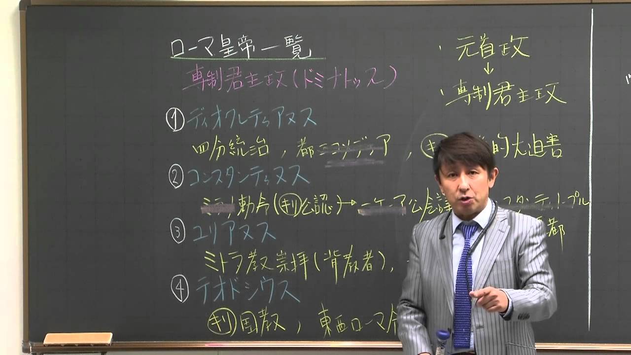 佐藤幸夫講師 代ゼミ＜ミニ体験講座＞世界史 高2生対象 世界史で点を
