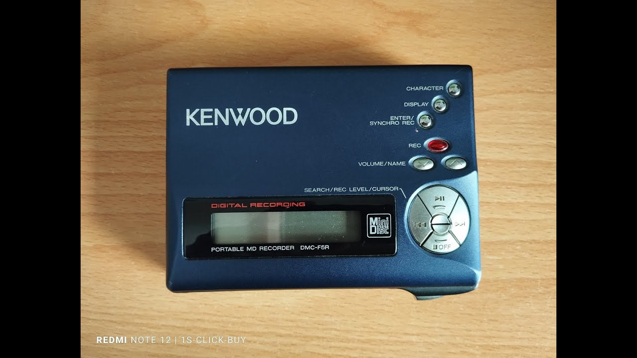 Kenwood Walkman Portable mini disc player DMC F5R máy nghe nhạc