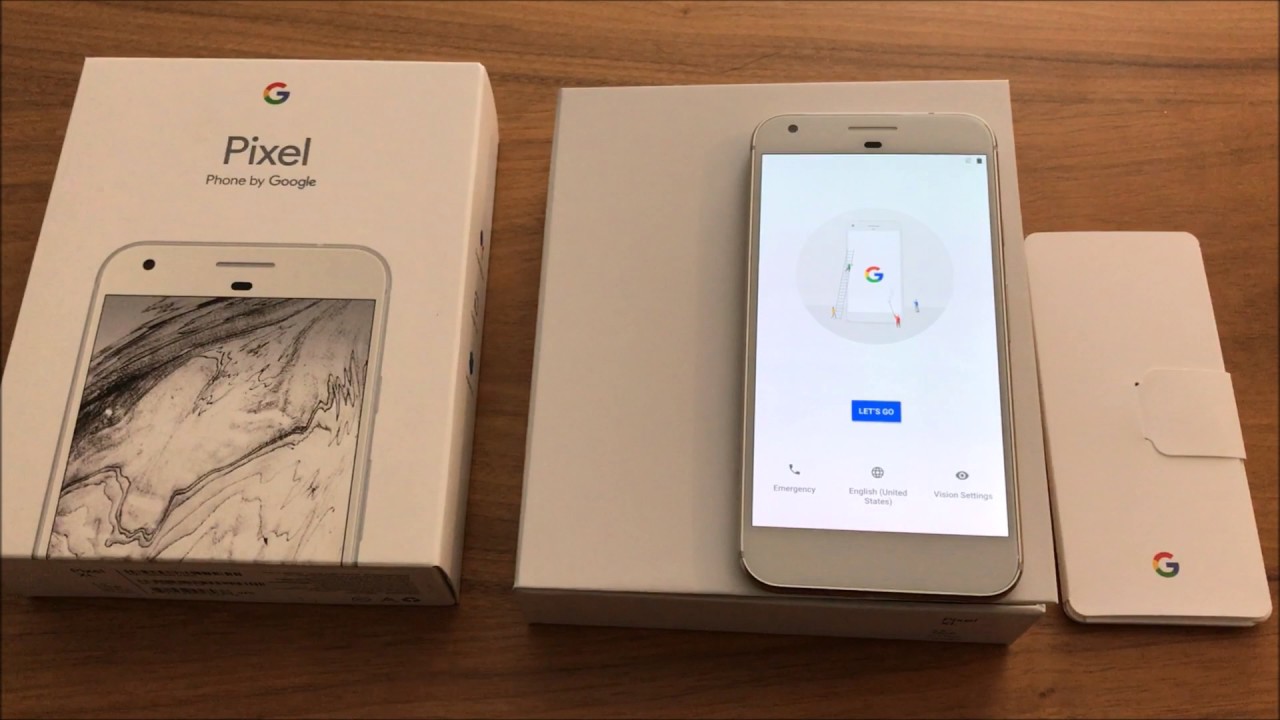 Google Pixel XL Unboxing + Initial Set-Up - YouTube
