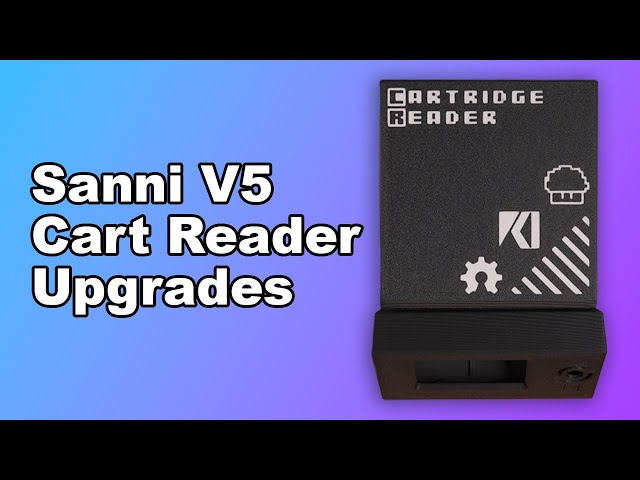Upgrades to Sanni v5 Cart Reader - Retro Modding Stream - YouTube