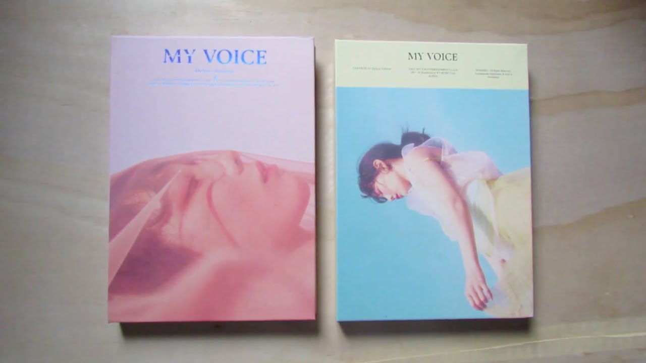 Unboxing] SNSD Taeyeon | My Voice Deluxe Edition (1st Album) SKY