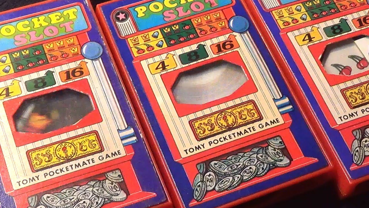 トミー ポケットメイト】スロットマシン 8 マシーン 玩具 昭和 ゲーム