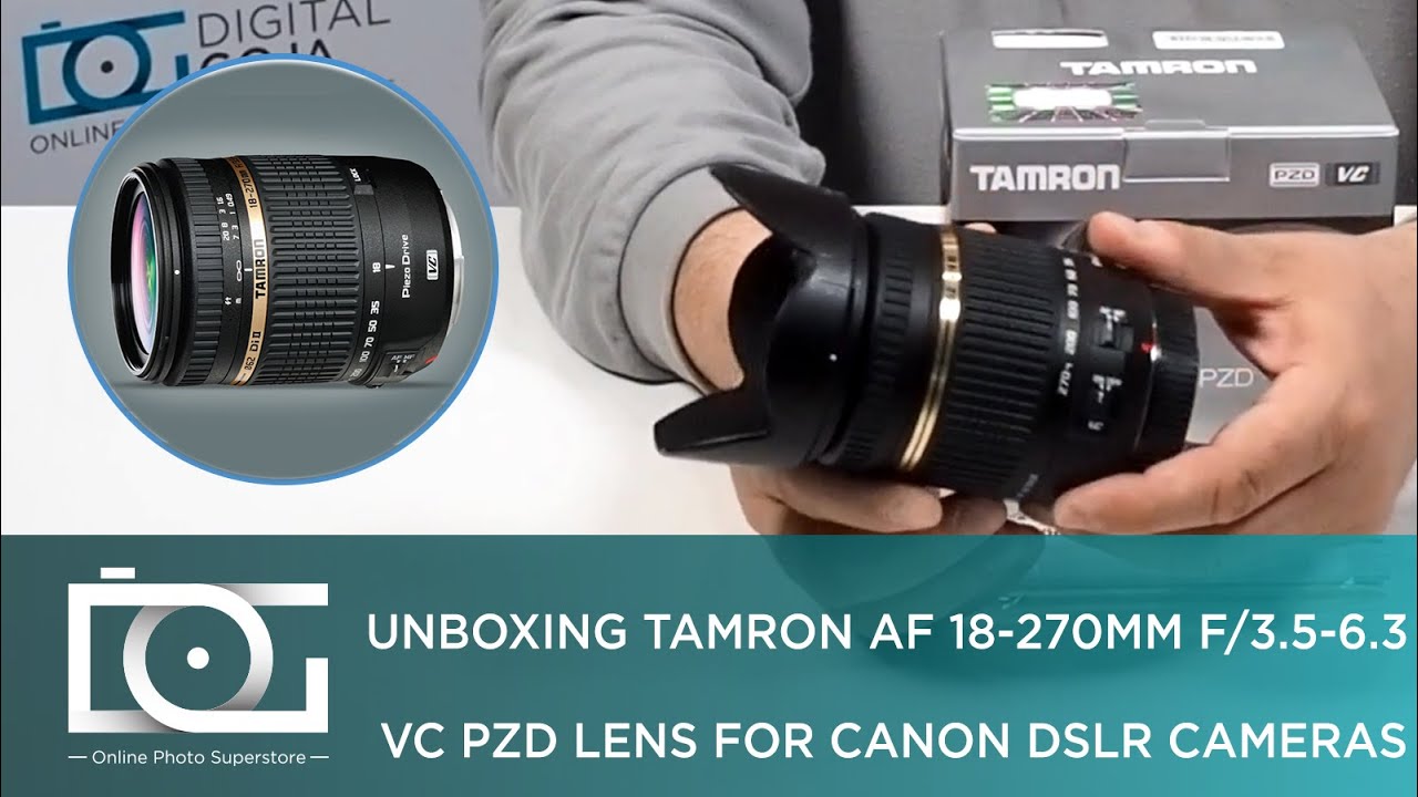 TAMRON AF 18-270mm f/3.5-6.3 Di II VC PZD Lens for CANON DSLR